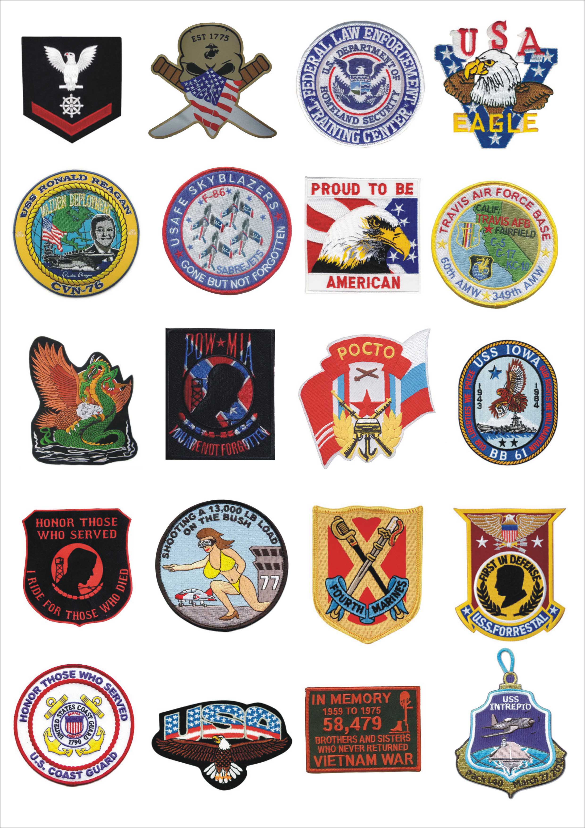 Embroidered army patches 2