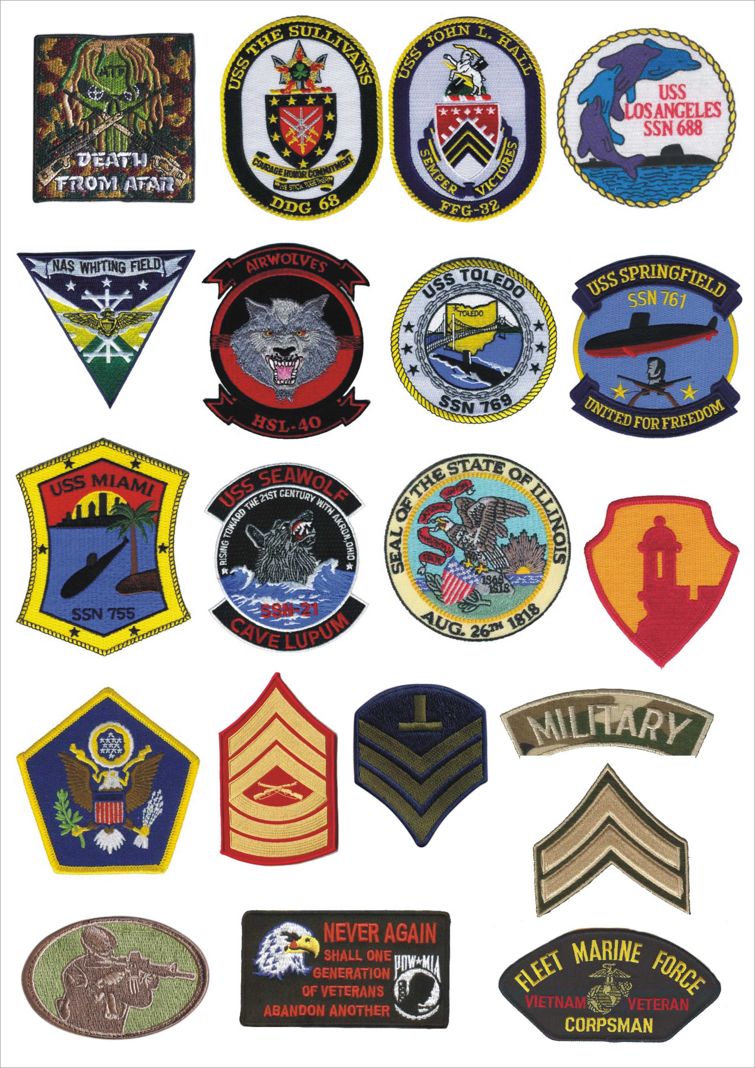 Embroidered army patches 2