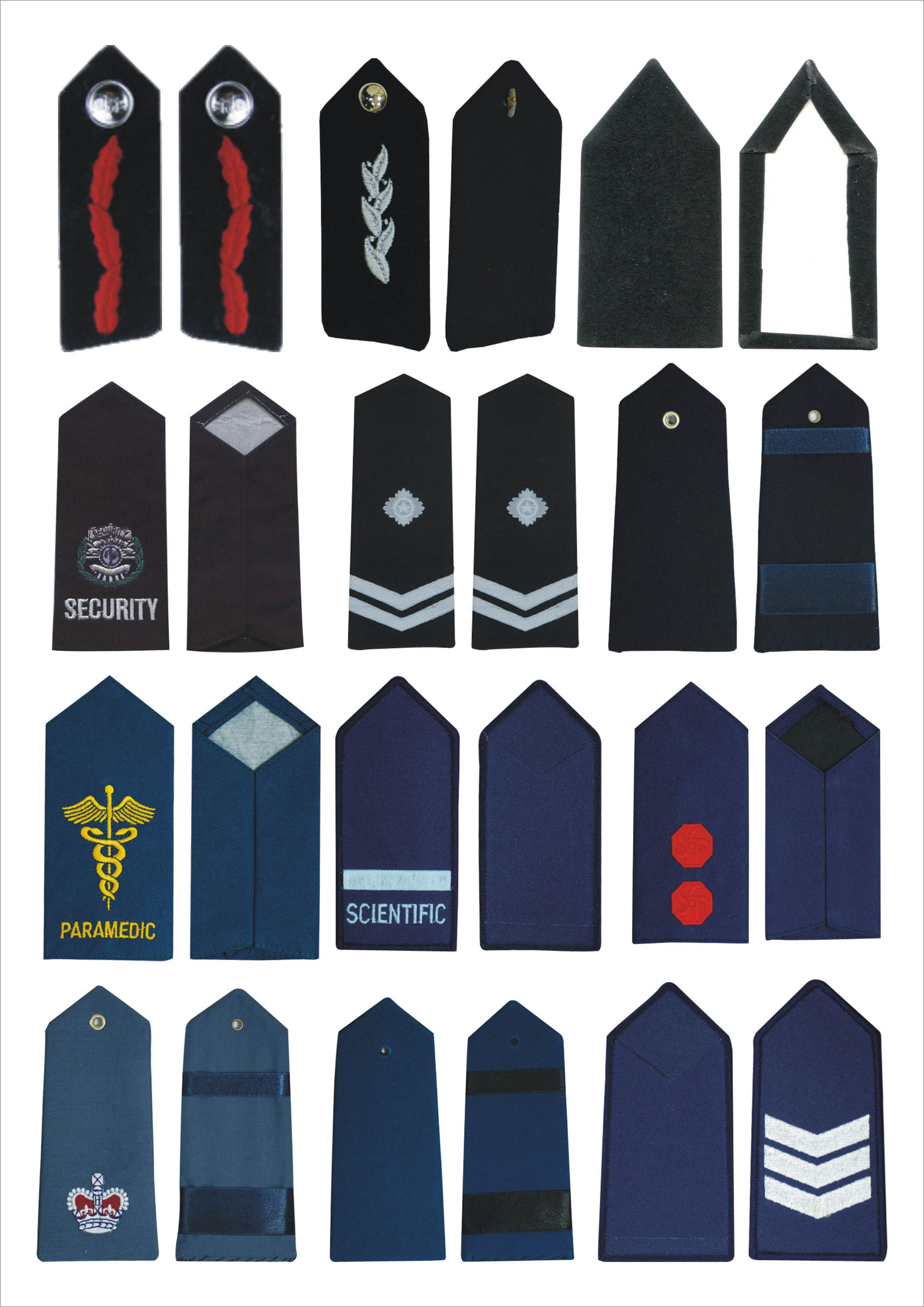 Embroidered epaulettes 1