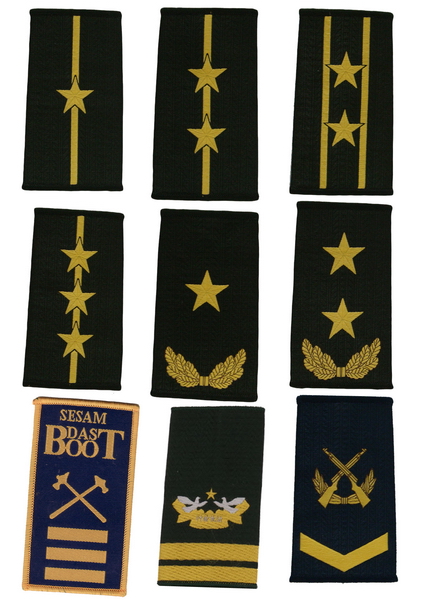 Woven epaulettes 1