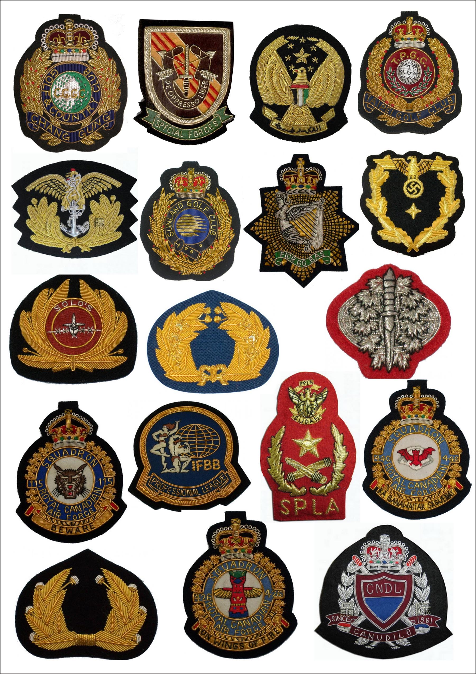 Bullion badges 1