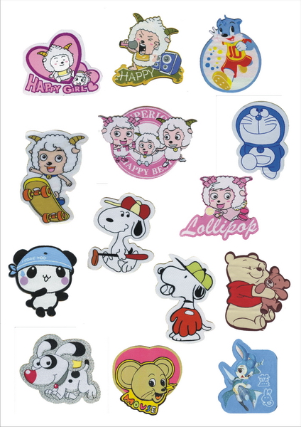 Woven Cartoon  patches 