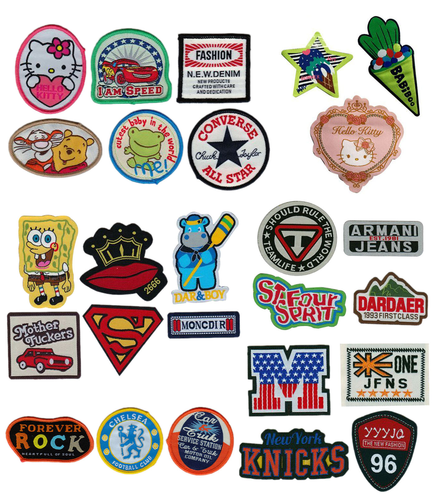 Woven DIY patches 