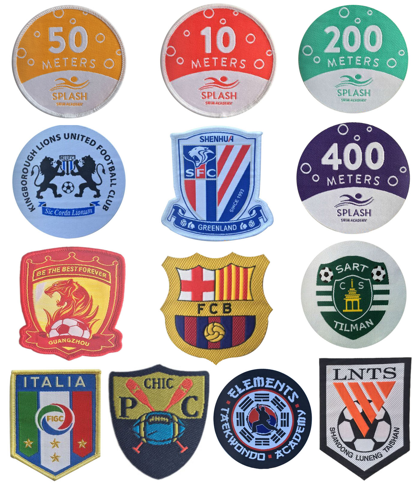 Woven sports patches 3