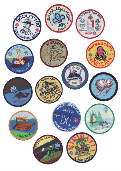 Woven scout patches 2