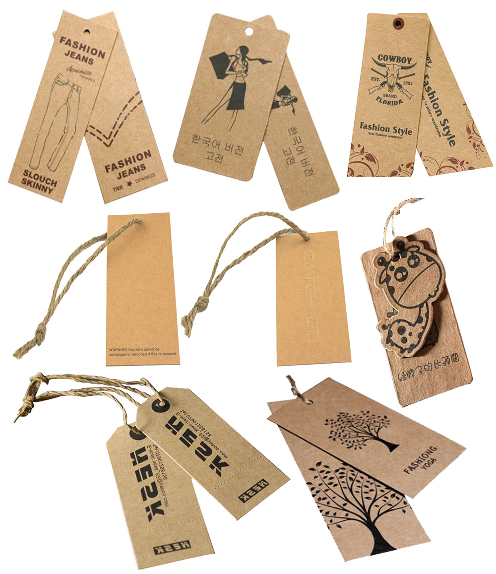 Hang tags -brown papers 