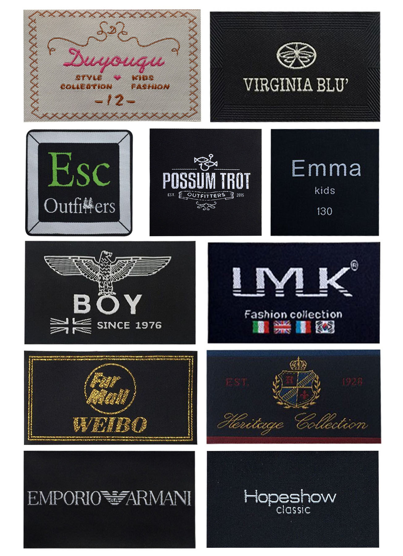  woven labels 17