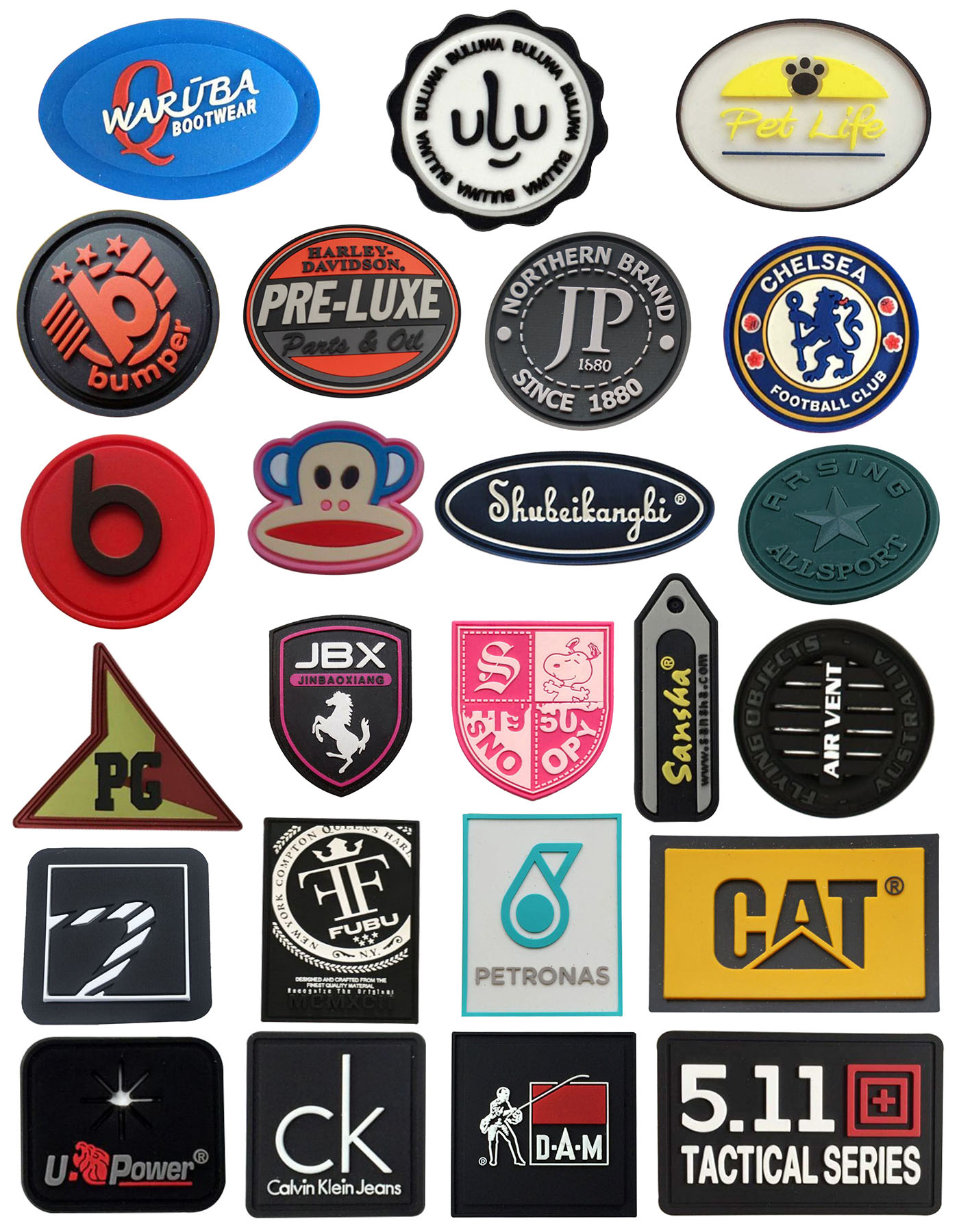 PVC labels & patches 1