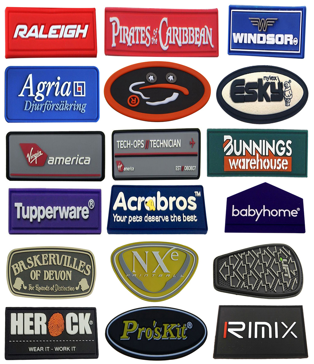 PVC labels & patches 3