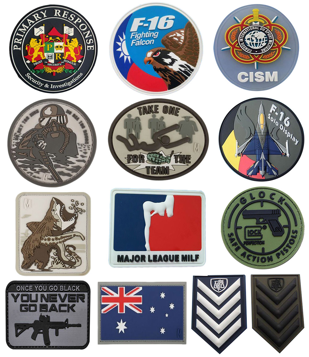 PVC labels & patches 5