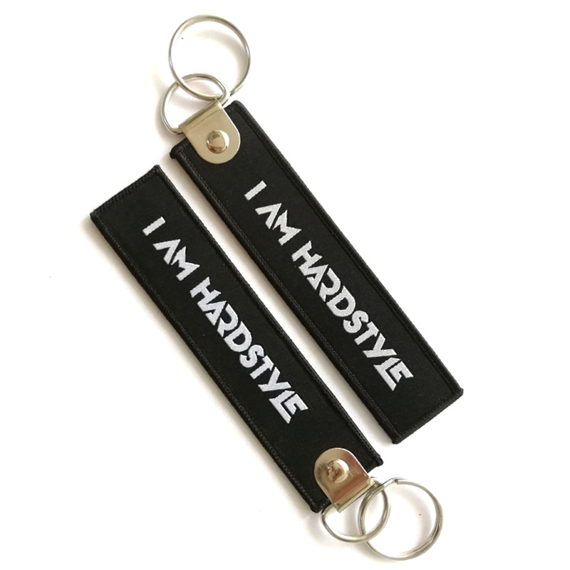 I am hard style woven keychain    