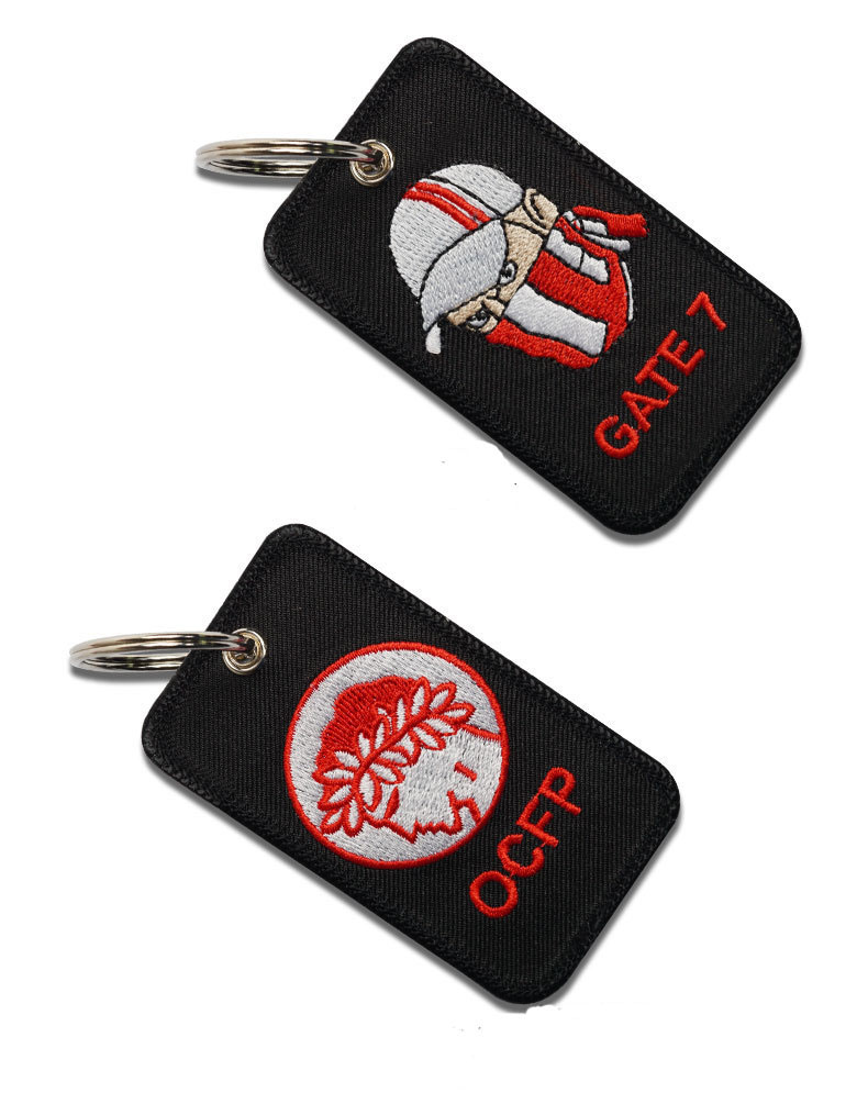 OCFP Gate 7 embroidered keychain 