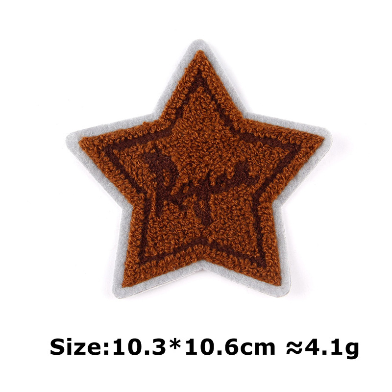 KB,M,NY,STAR chenille patches