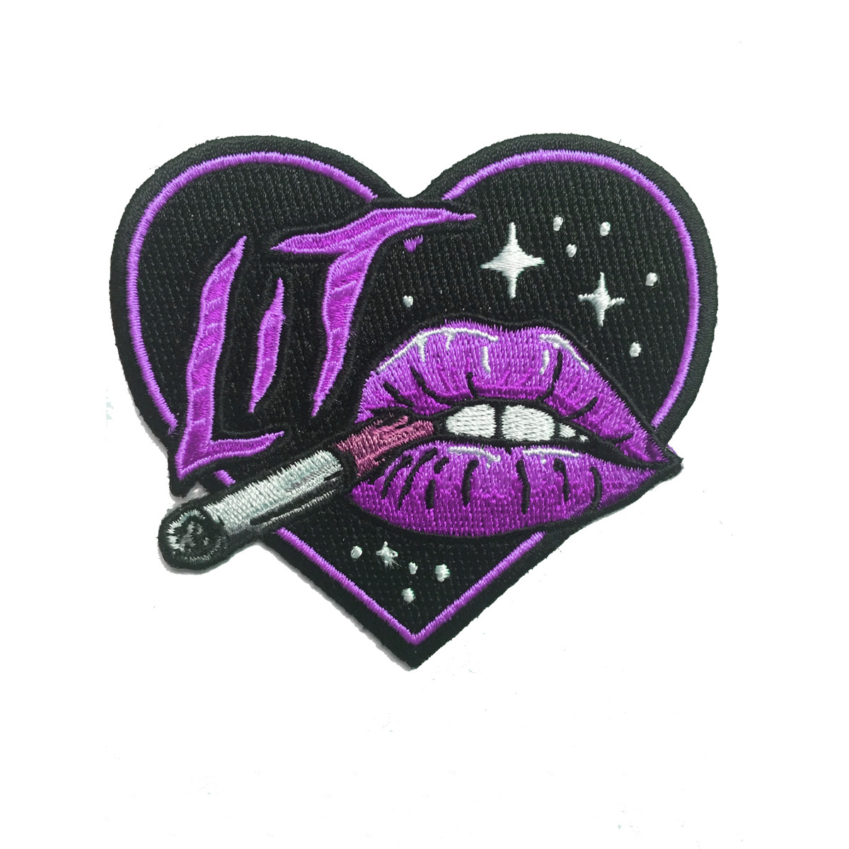 lip fashion patches 