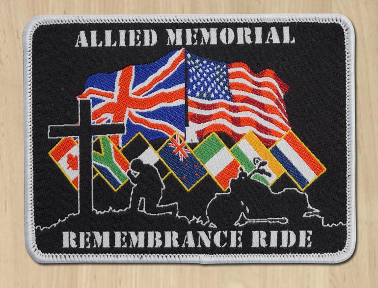 memorial woven patch 