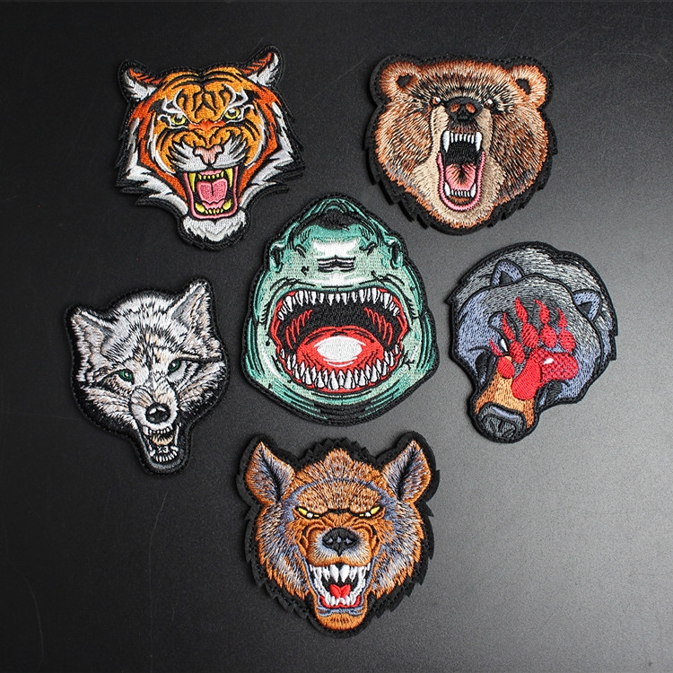 wild animal patches 