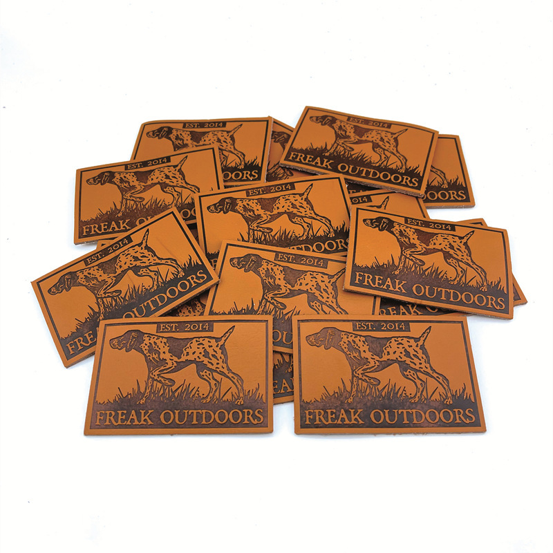 Freak outdoor leather label 