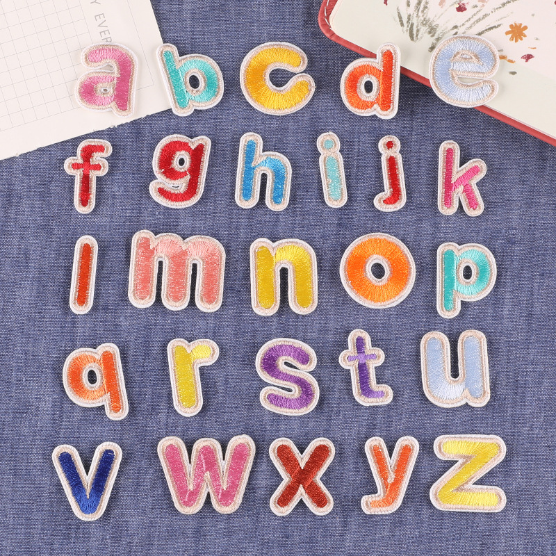 Embroidered alphabets 09