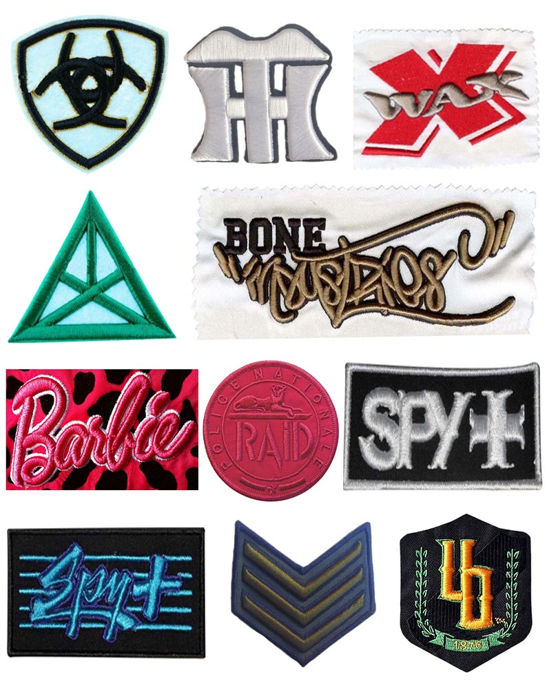3D (Foam ) embroidered patches 