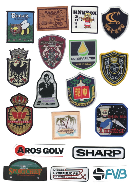 Woven club patches 2