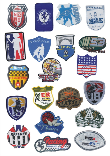 Woven sports patches 2