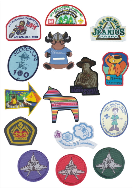 Woven scout patches 3