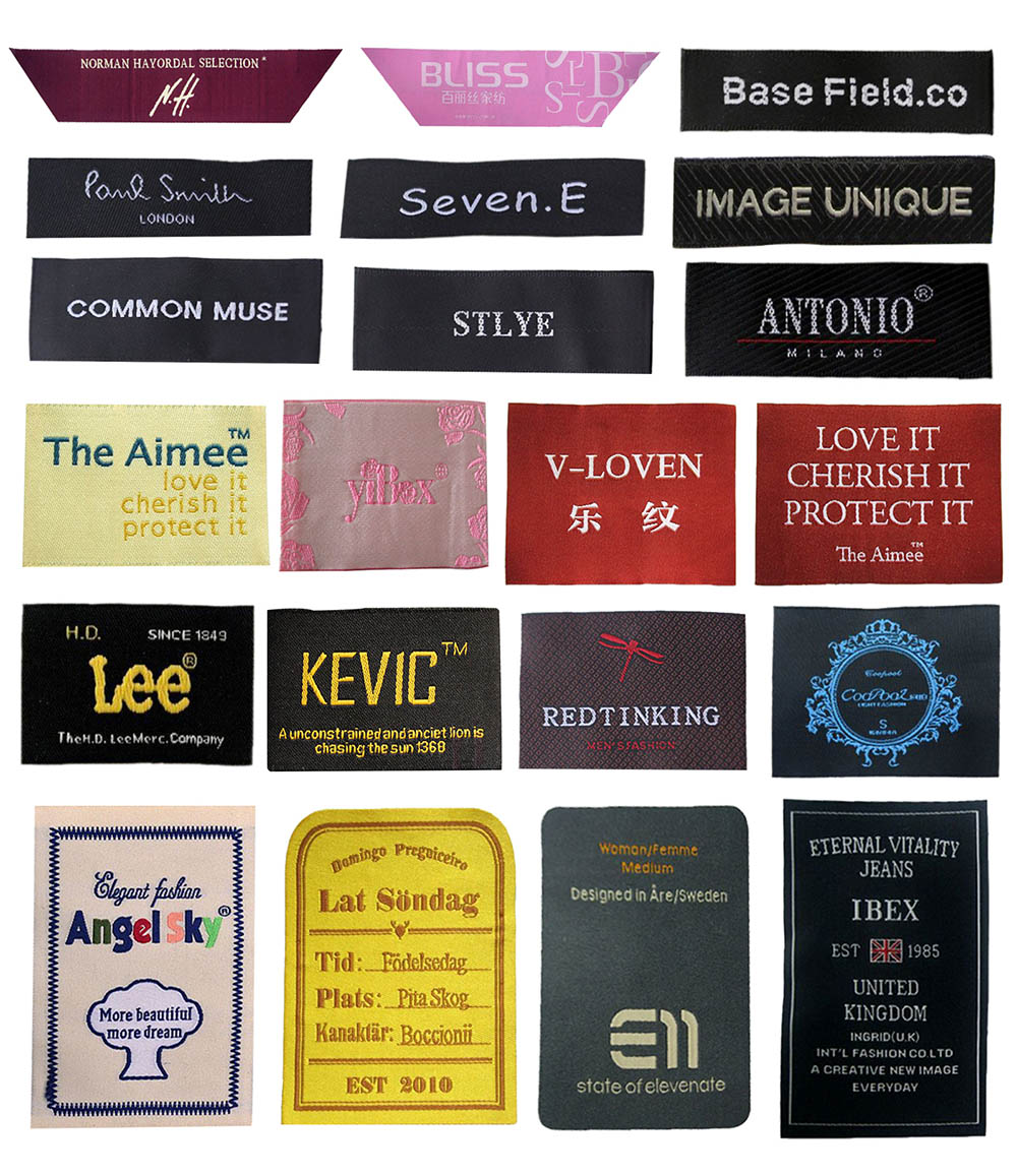  woven labels 12