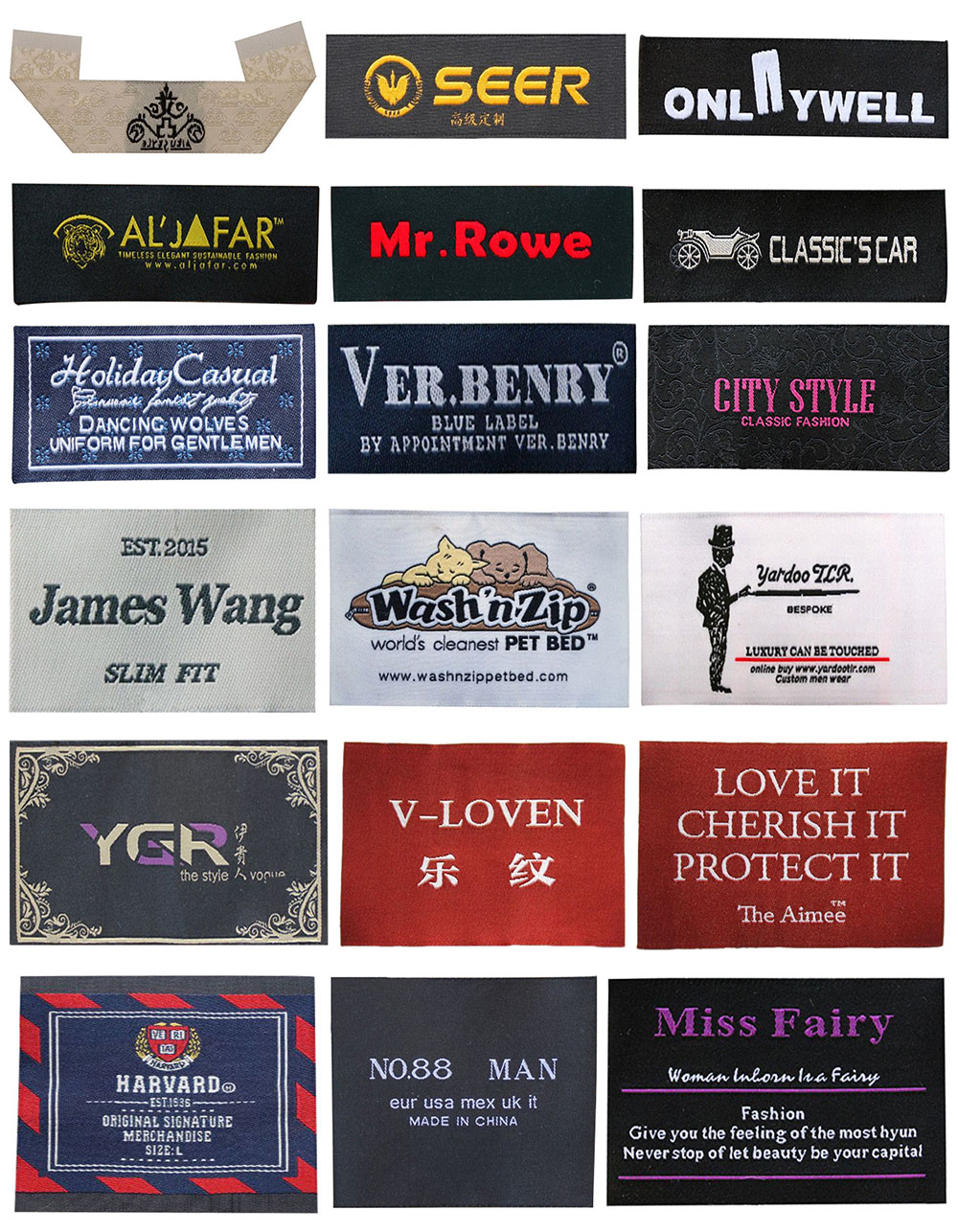  woven labels 16