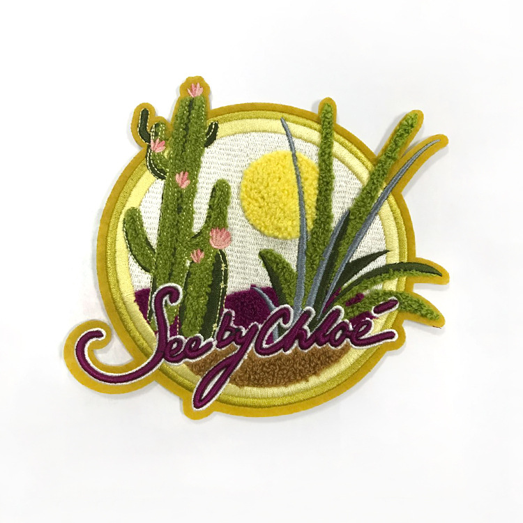 see by chloe chenille embroidered patch 