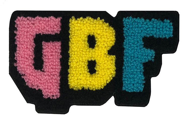 GBF chenille embroidered patch 