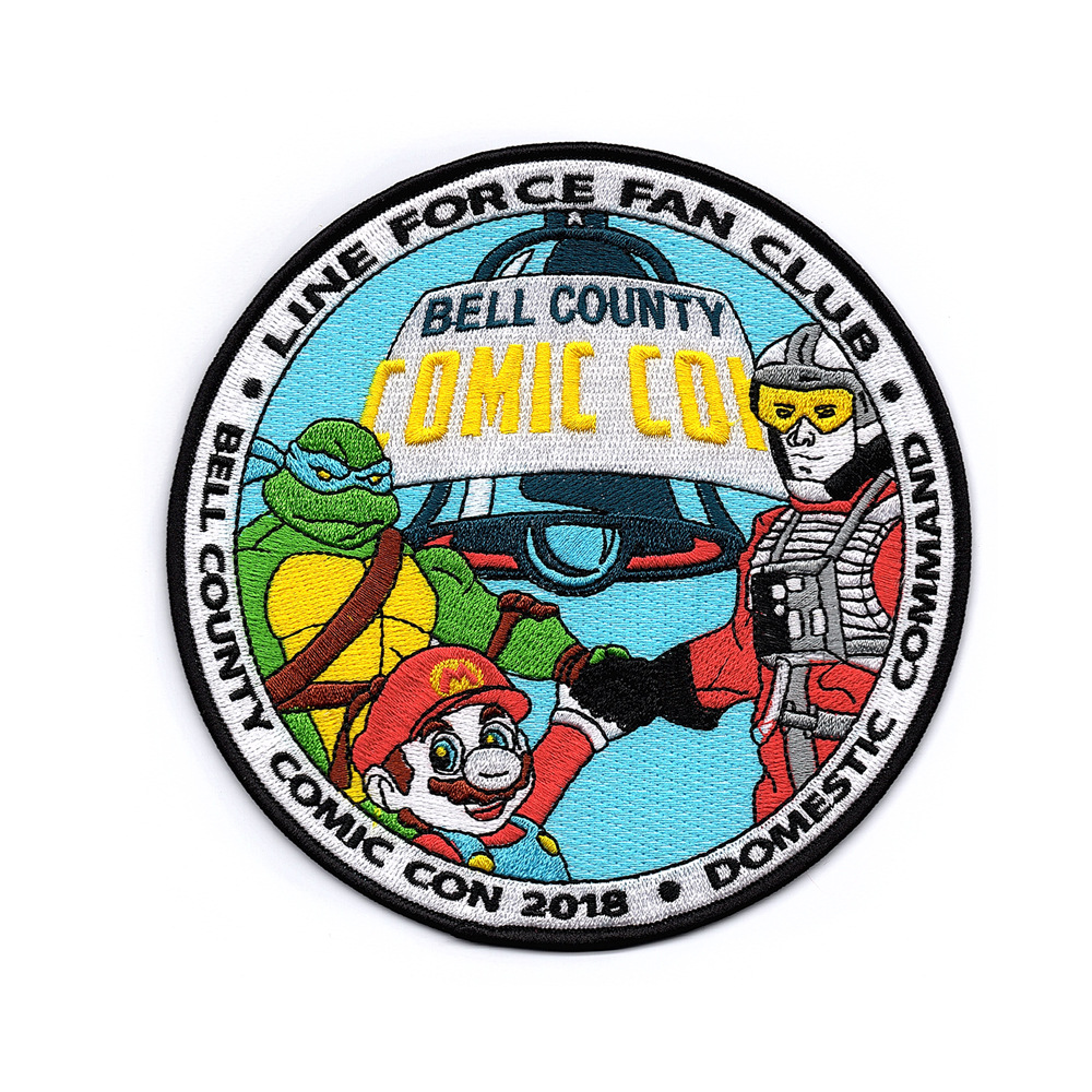 bell county comic con line force fan club patch