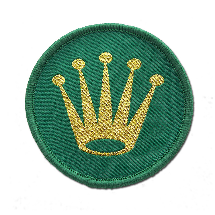 Crown woven patch 