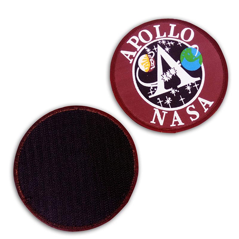 Apollo nasa woven patch with velcro 