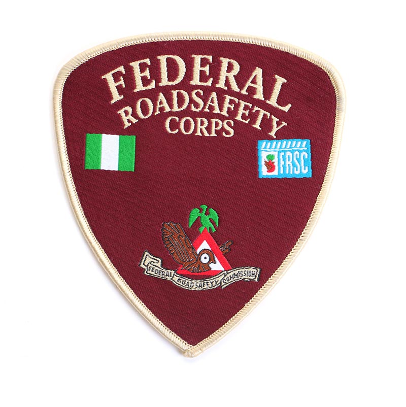 Federal roadsafety woven patch