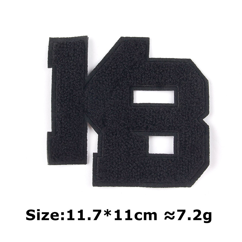 KB,M,NY,STAR chenille patches