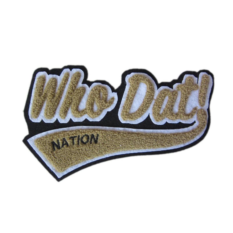who dat nation chenille patch