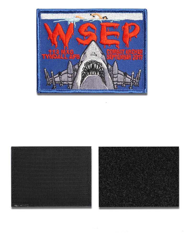 wsep patch with velcro backing