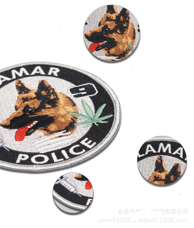 K9 dog police patch 