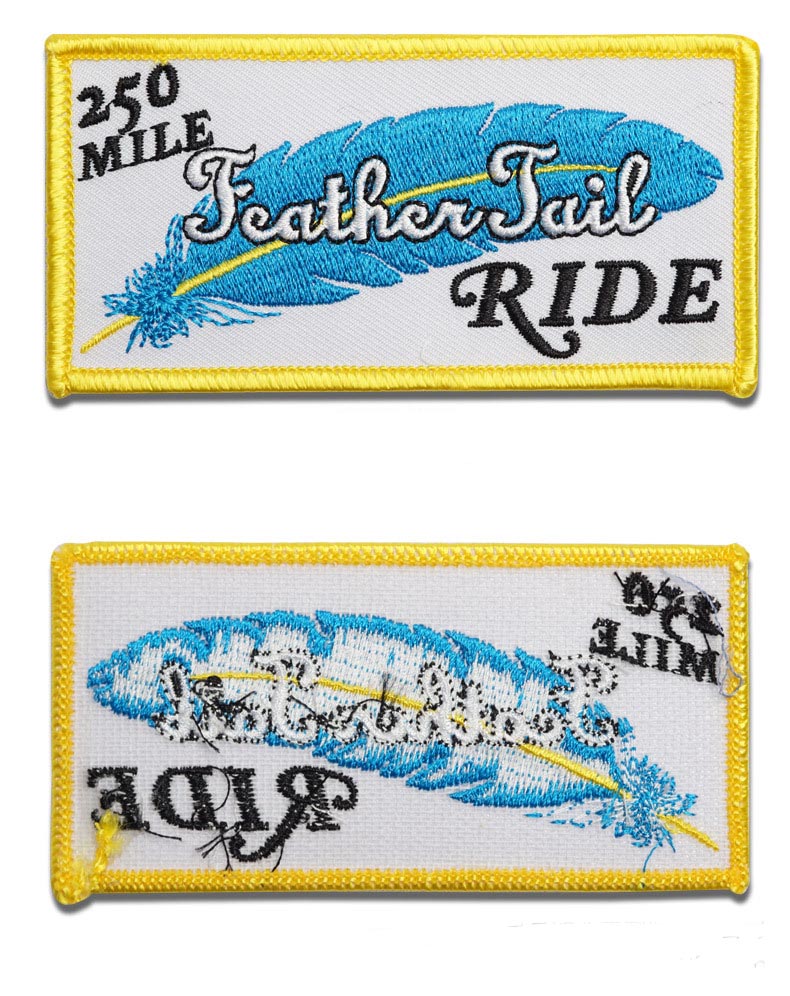 Feather jail ride patch 