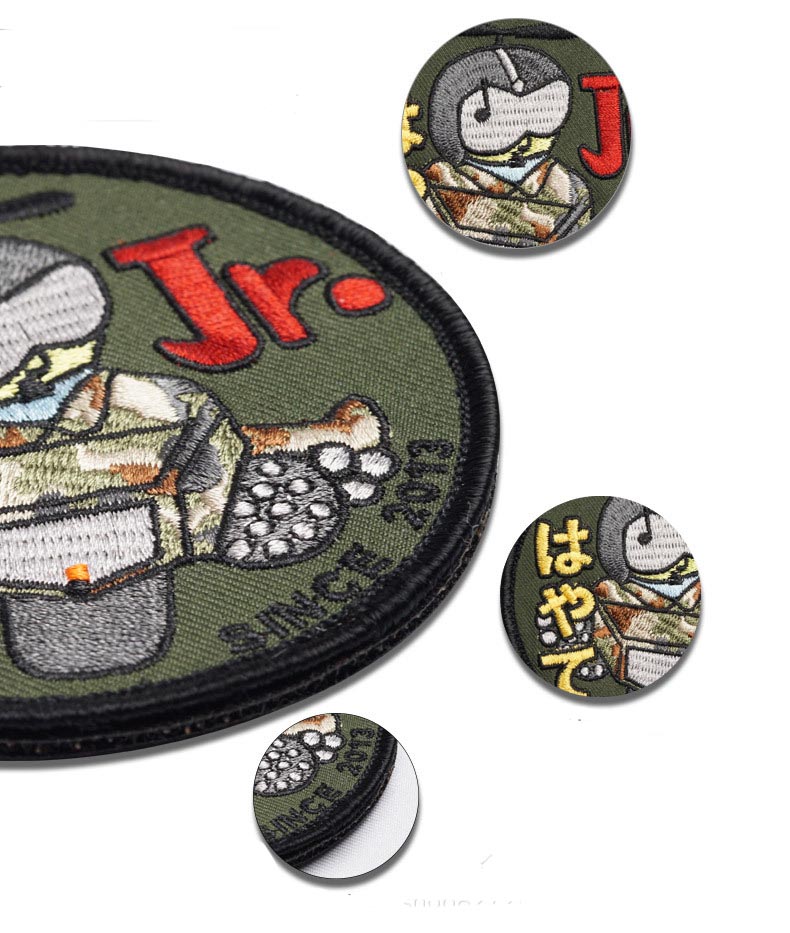 Jr japan patch with velcro backing 