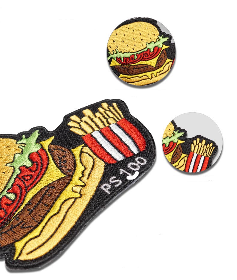 PS100 hamburger patch  
