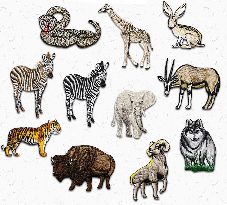 Animal  patches in set 