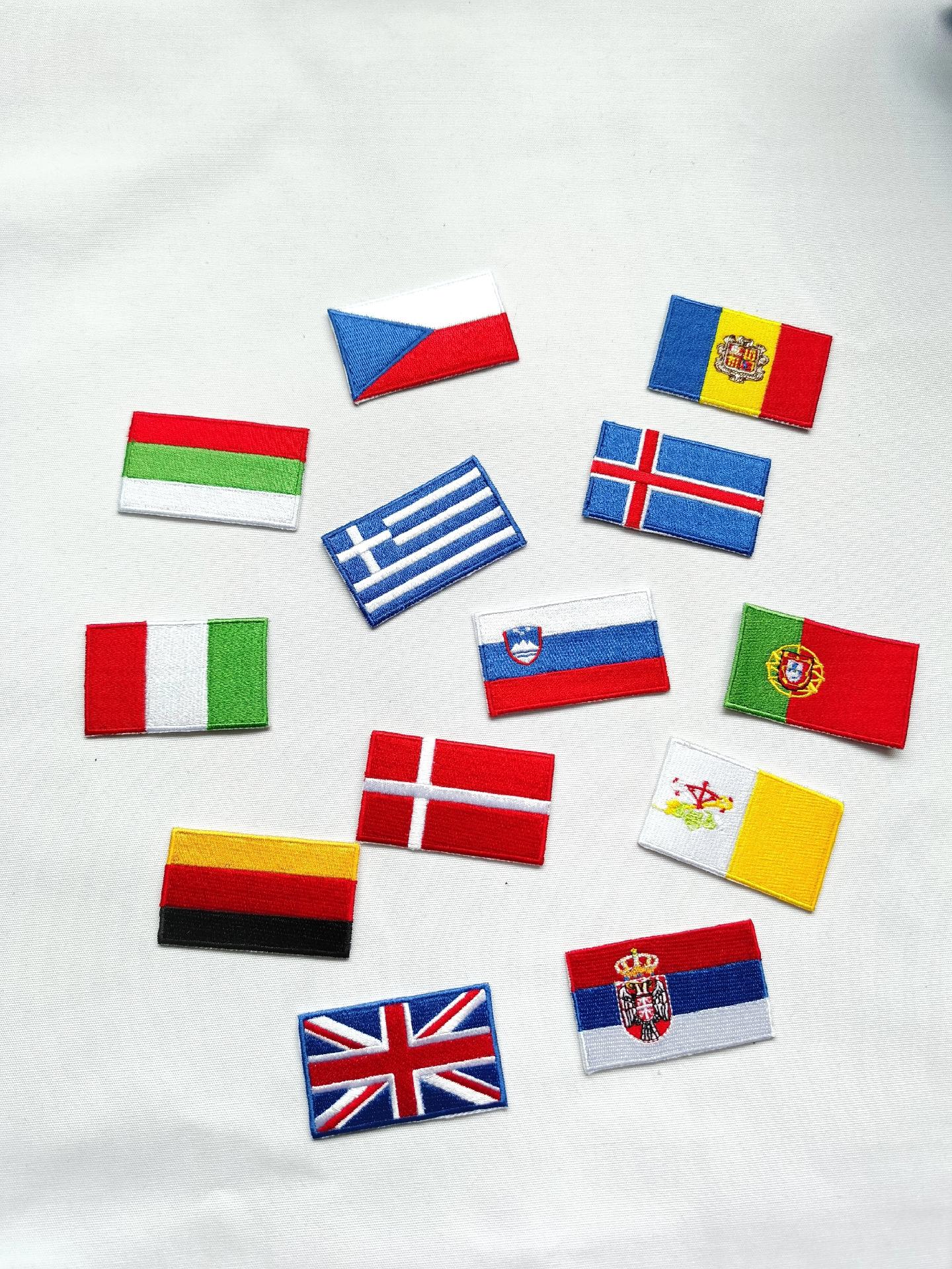 Small flag stickers 