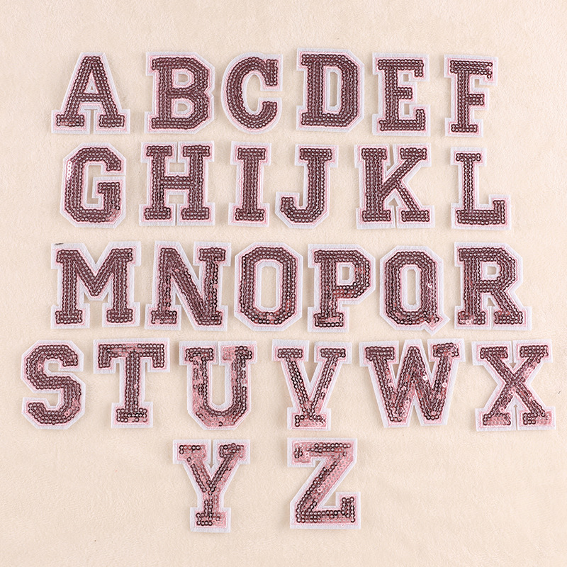 Sequins alphabets 