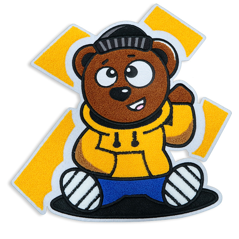 Bear chenille patch 