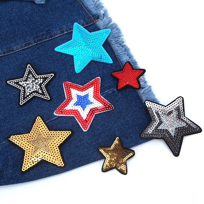 Star sequin patch 