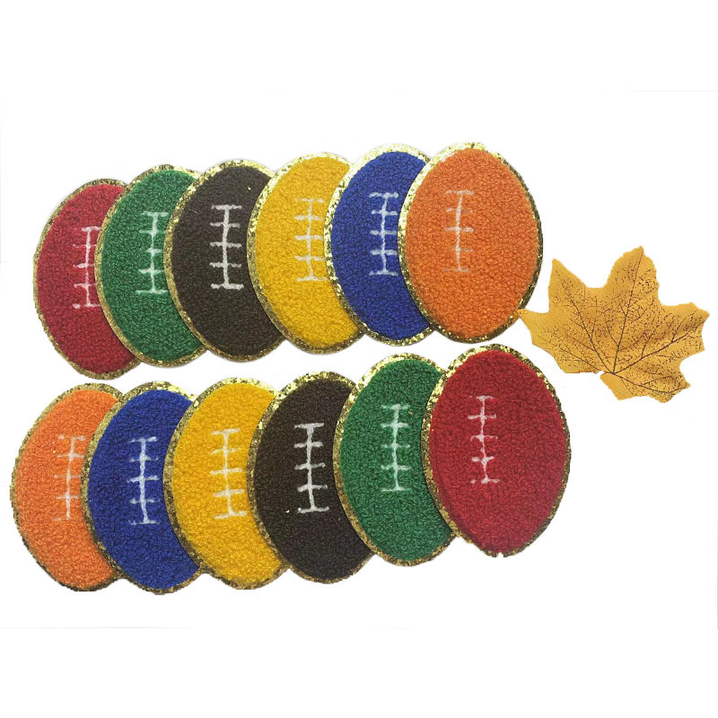 Rugby chenille patches 
